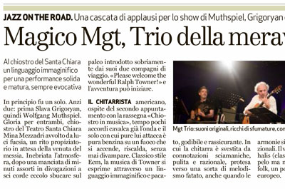 Magico Mgt,Trio della meraviglie