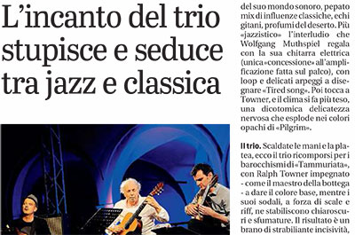 L’incanto del trio stupisce e seduce tra jazz e classica